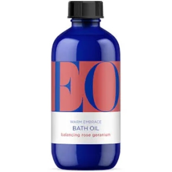 EO Warm Embrace Bath Oil in Rose Geranium. NIB 4 oz 🫧🌹 - Picture 7 of 7